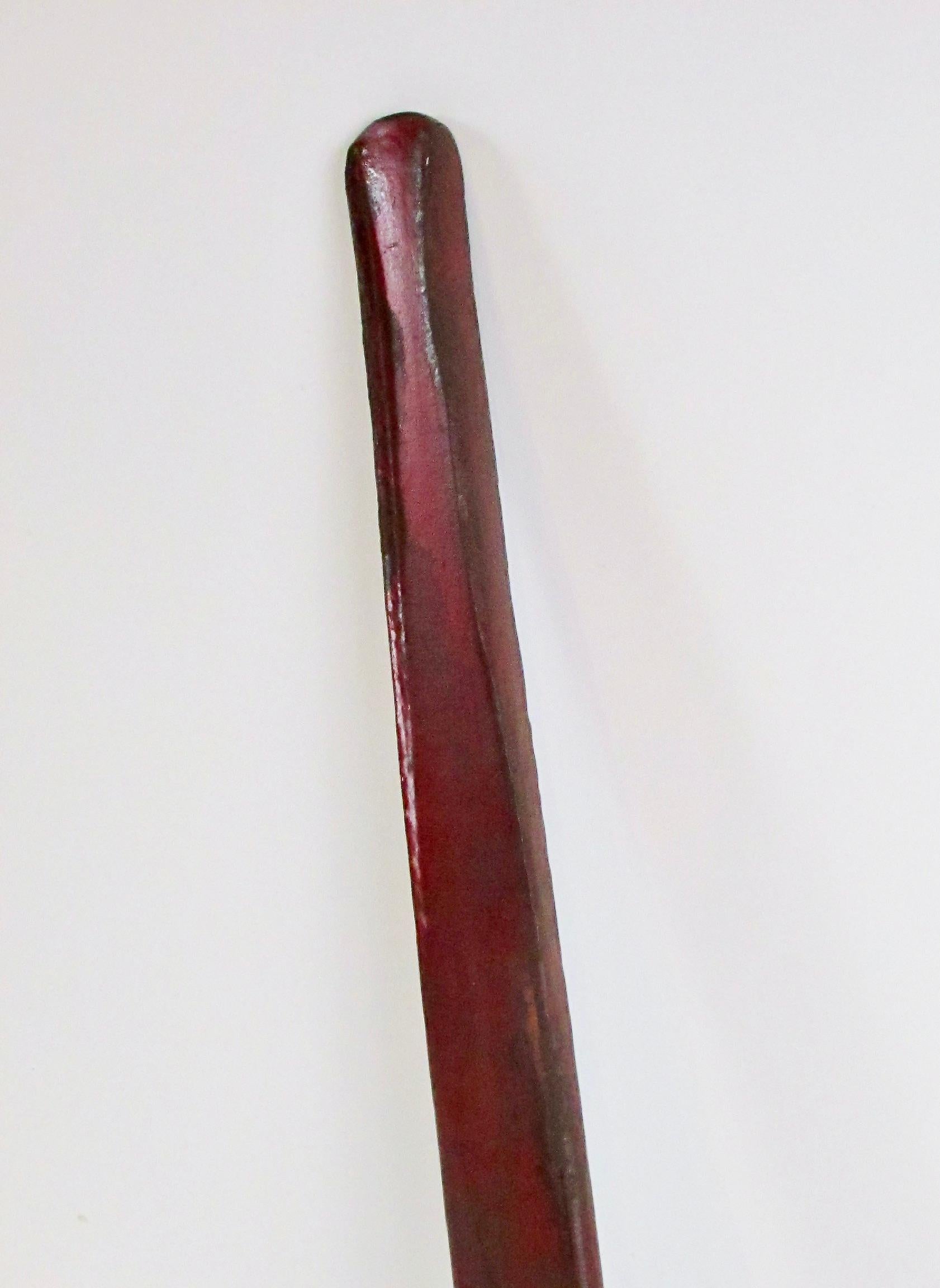 Steel Massive three foot Iron wrench as steampunk Industrial Sculpture For Sale
