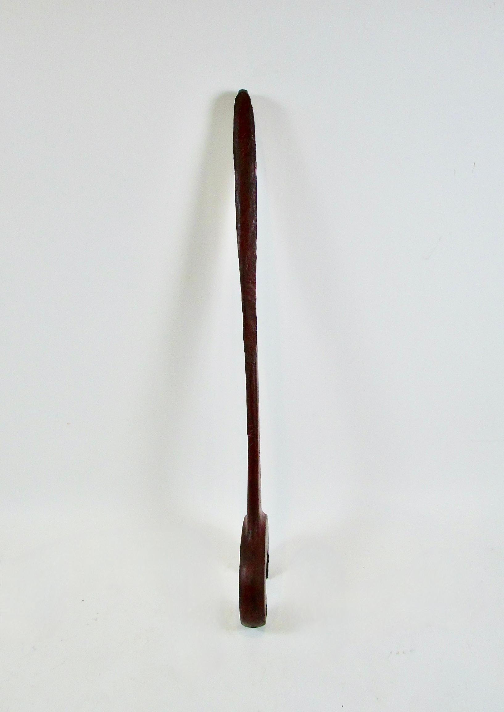 Massive three foot Iron wrench as steampunk Industrial Sculpture For Sale 1