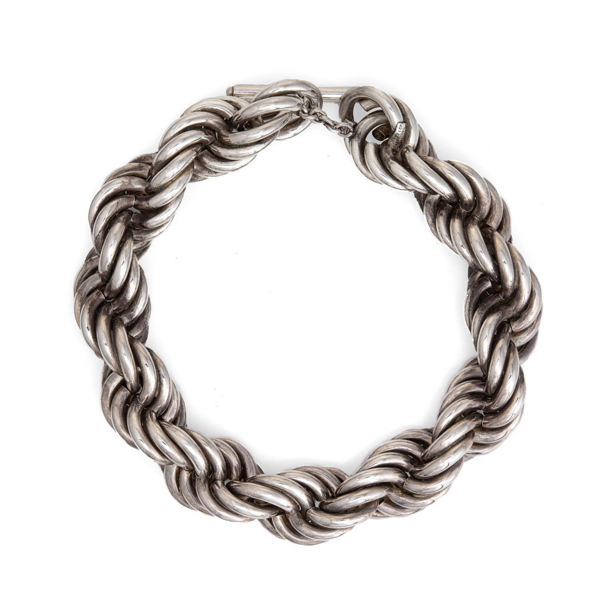 tiffany rope necklace