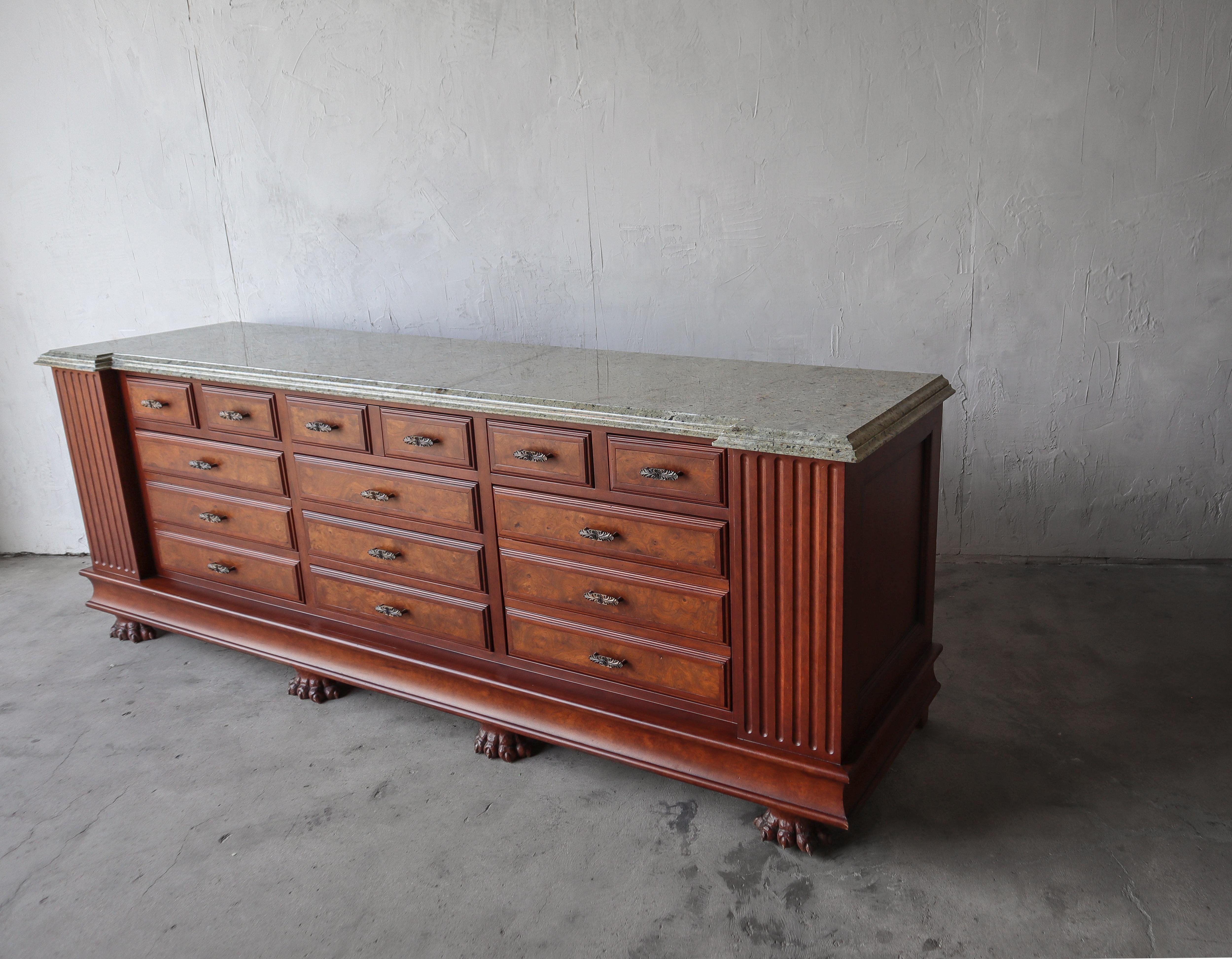 sideboard with granite top