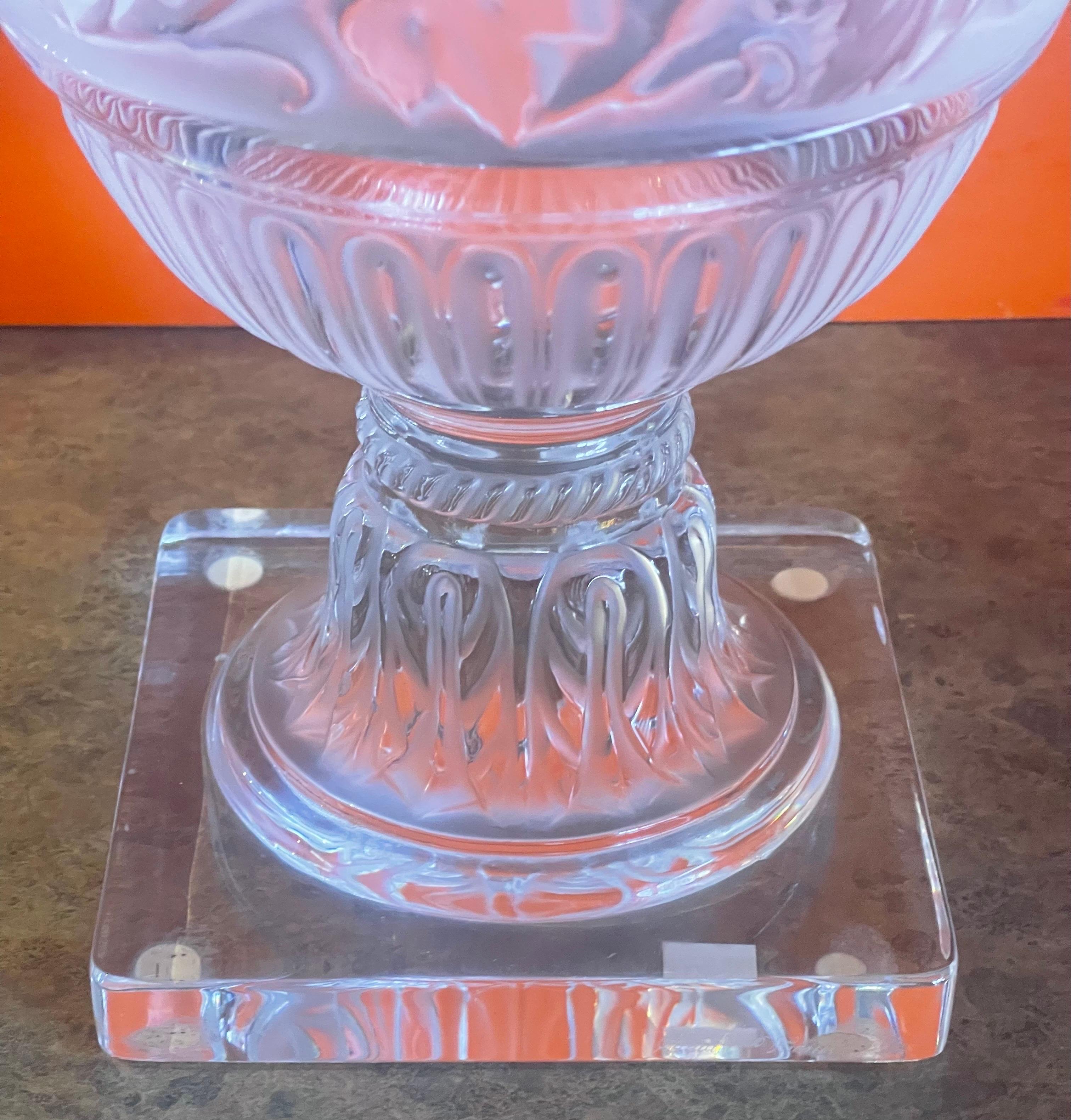 Massive Versailles Vase / Urn by Lalique of France 3