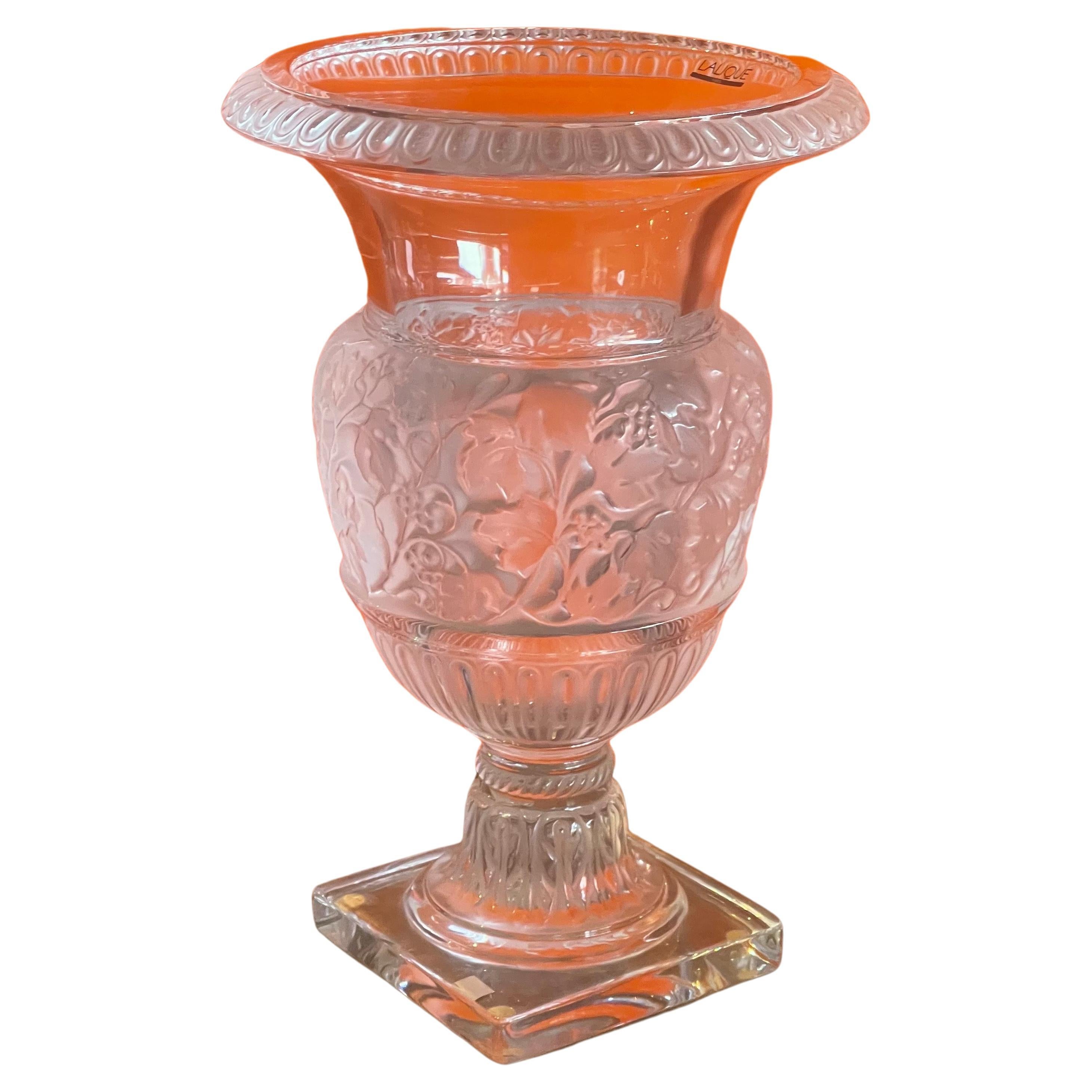 lalique versailles vase