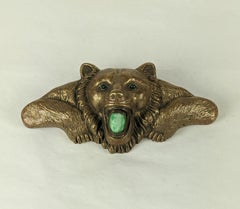 Massive Victorian Bear Cloak Clasp
