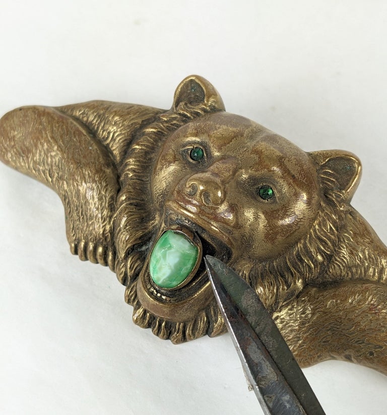 Massive Victorian Bear Cloak Clasp For Sale at 1stDibs