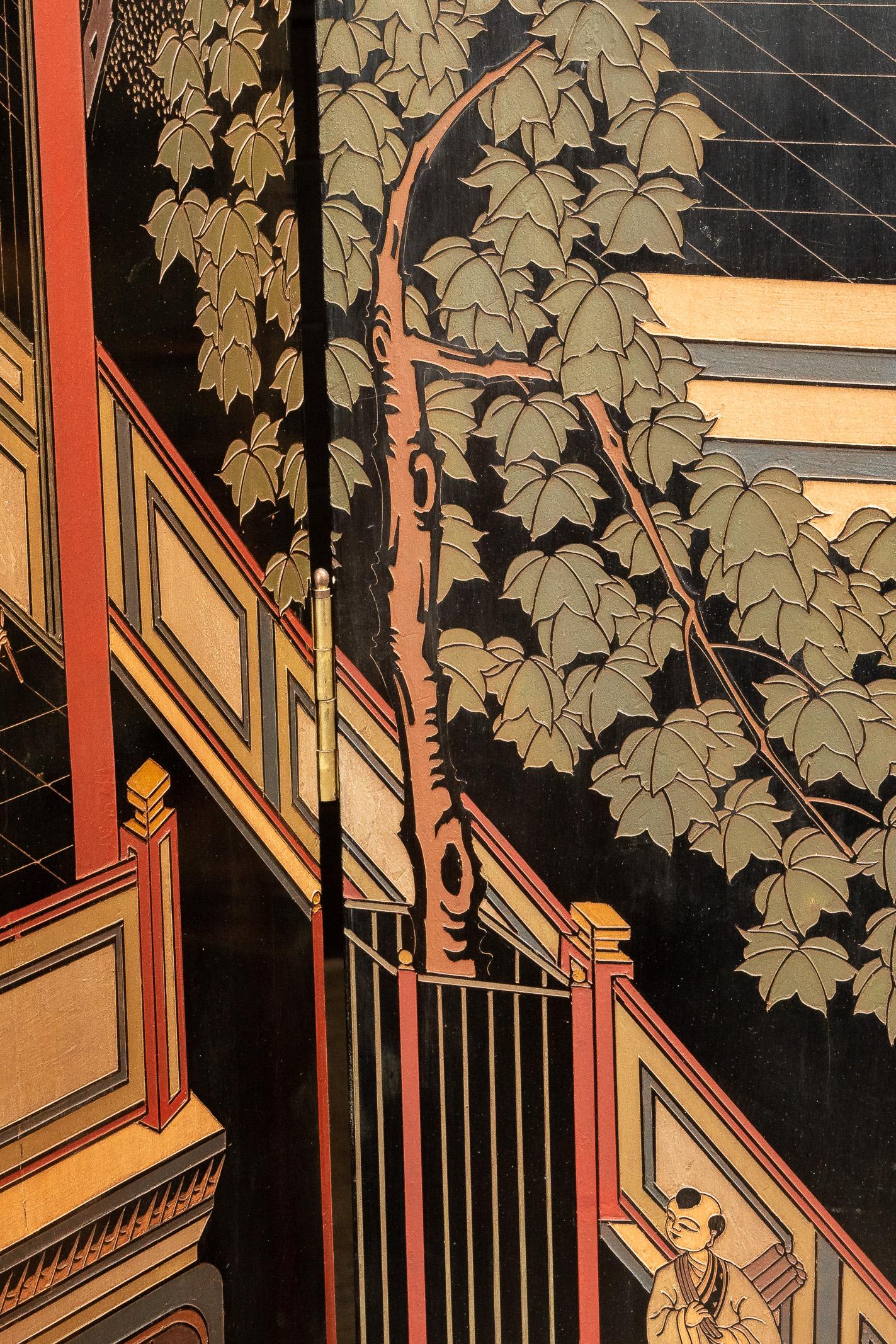 Massive Vintage Chinese Coromandel Screen For Sale 1
