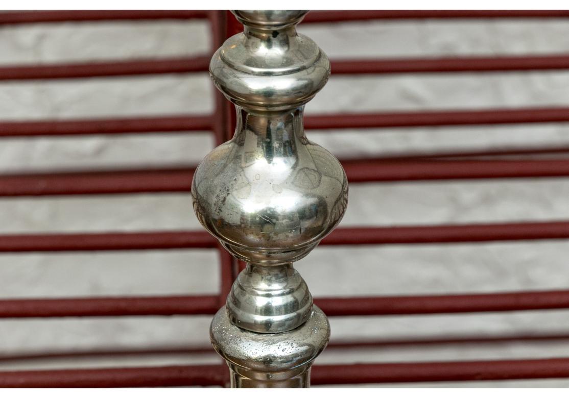 Massive Vintage Iron and Brass Bakers Rack (étagère à pâtisserie en fer et laiton) en vente 2