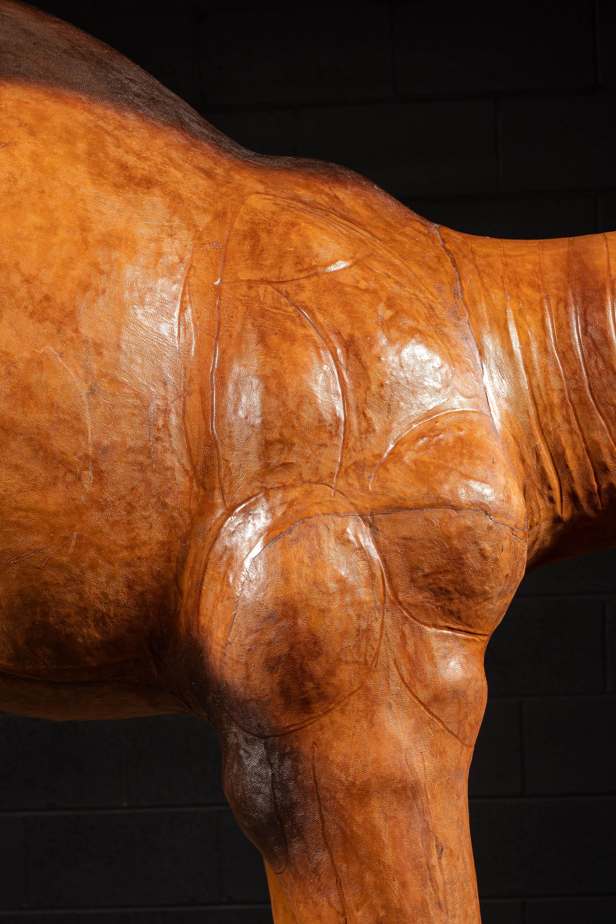 Massive Vintage Leather Camel For Sale 2