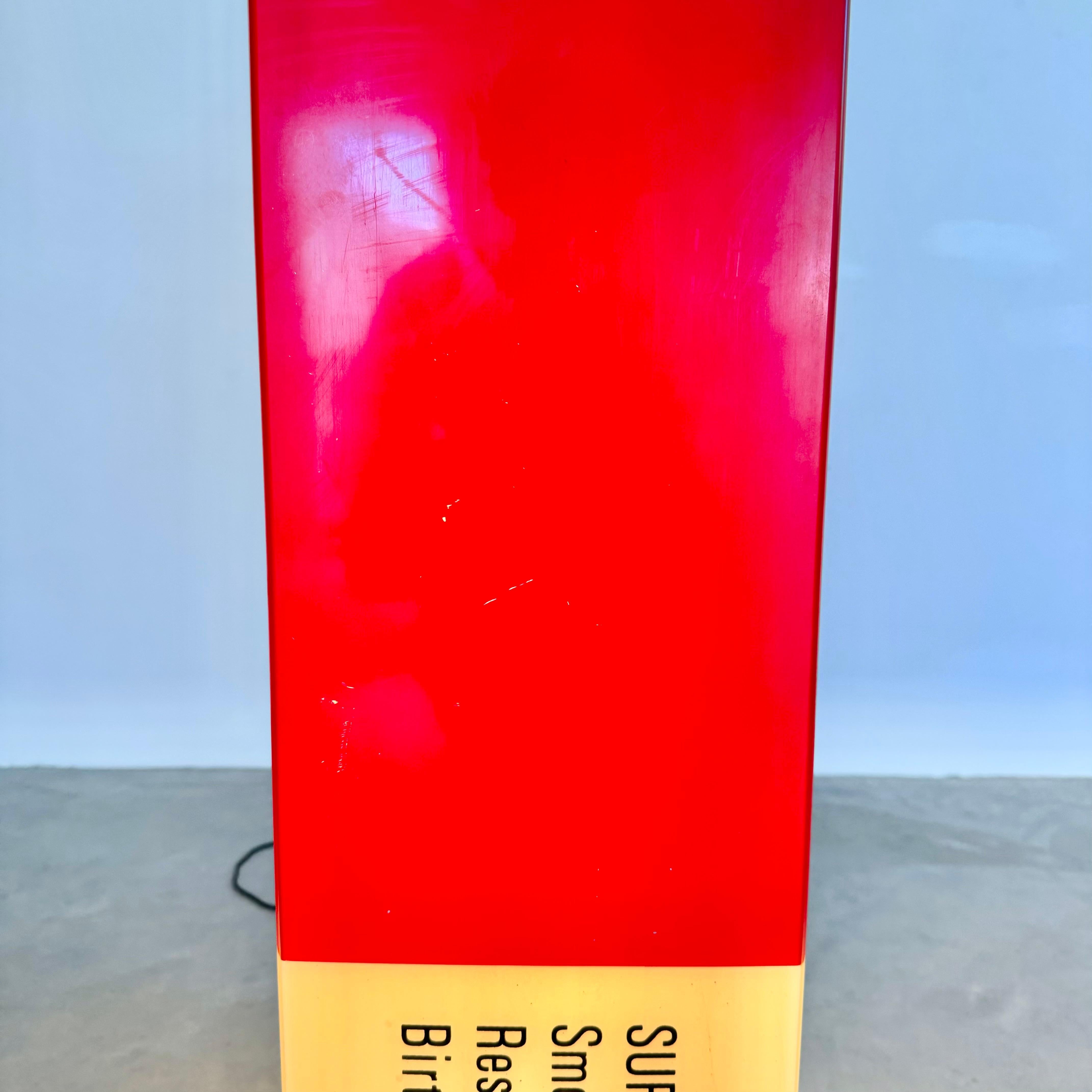 Massiver Vintage Marlboro Light Up Zigarettenpack aus Marlboro, 1980er Jahre, USA 4