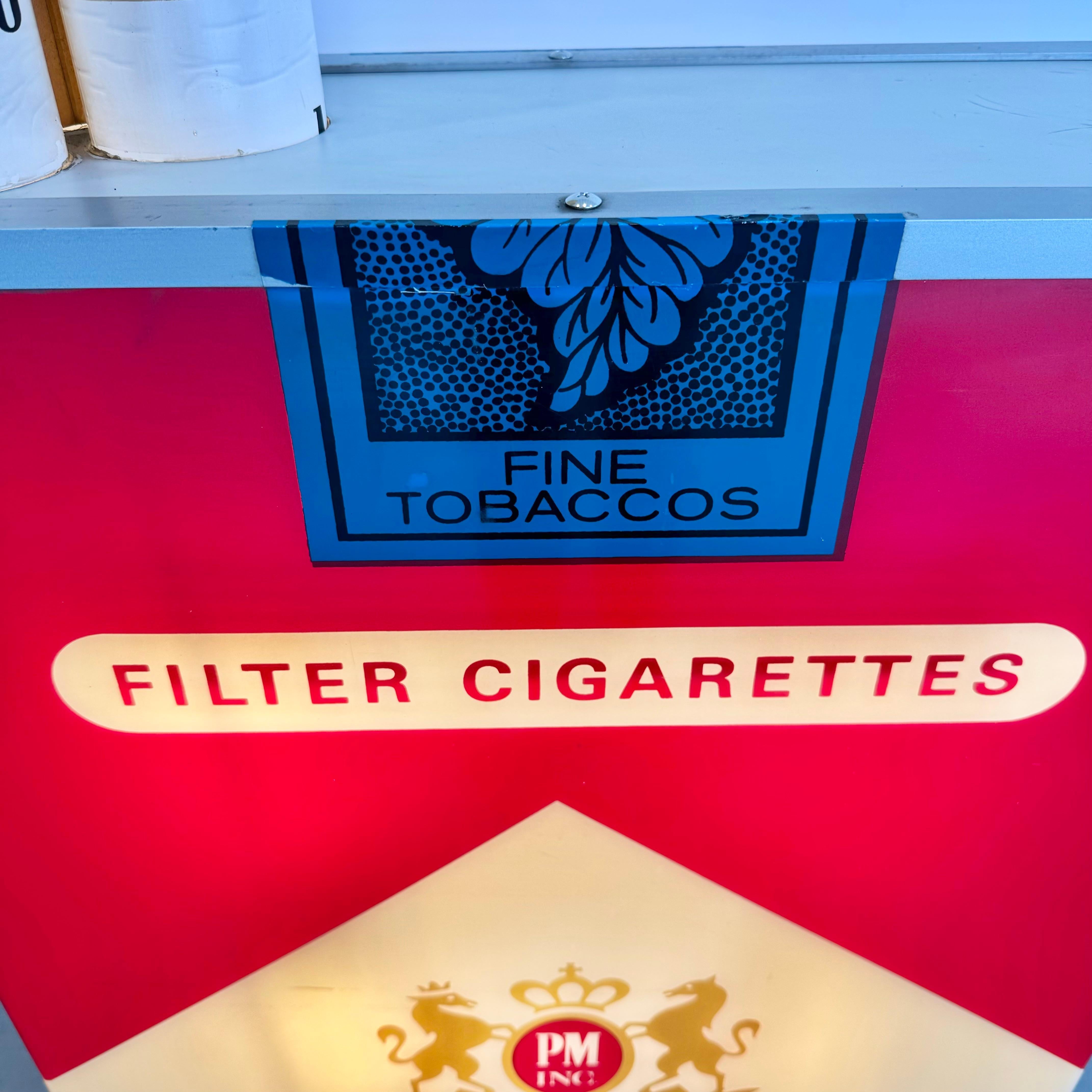 Massiver Vintage Marlboro Light Up Zigarettenpack aus Marlboro, 1980er Jahre, USA 9