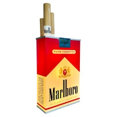 Massive Vintage Marlboro Light Up Cigarette Pack, 1980s USA