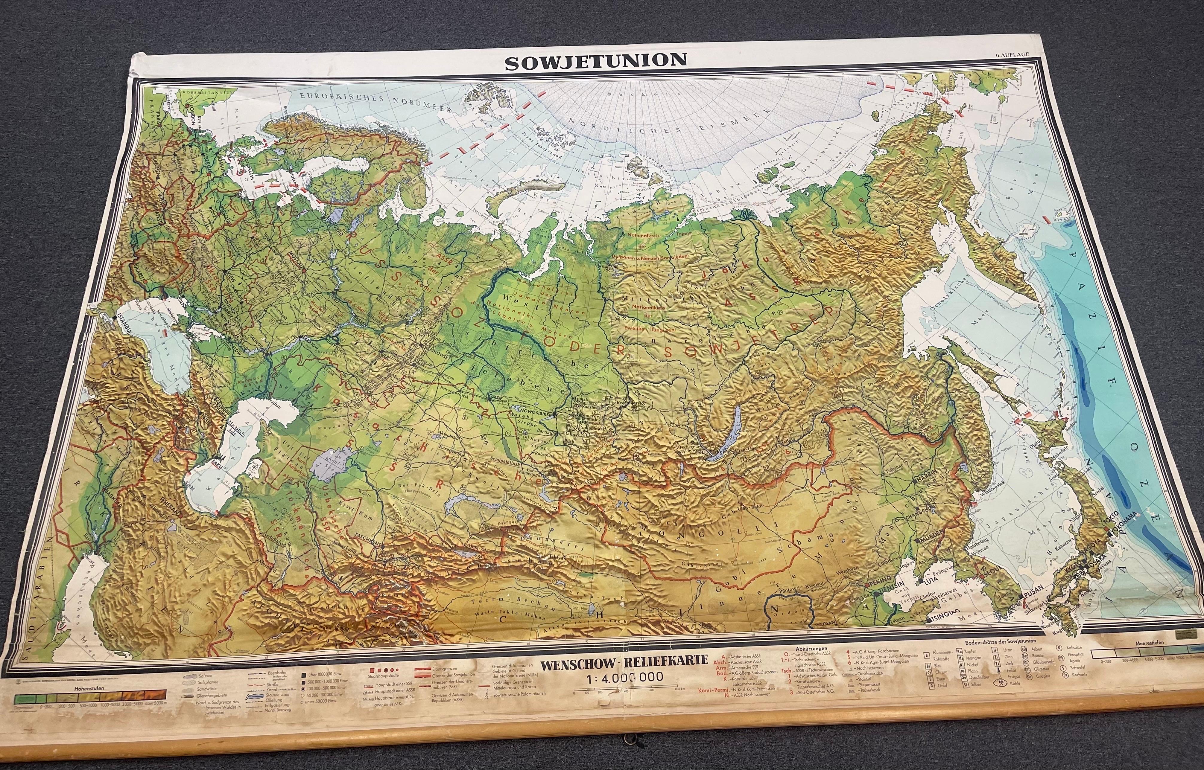 sowjetunion map