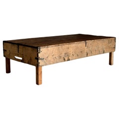 Massive Wabi Sabi Wooden Console, Anonymous, Norway, 1800s