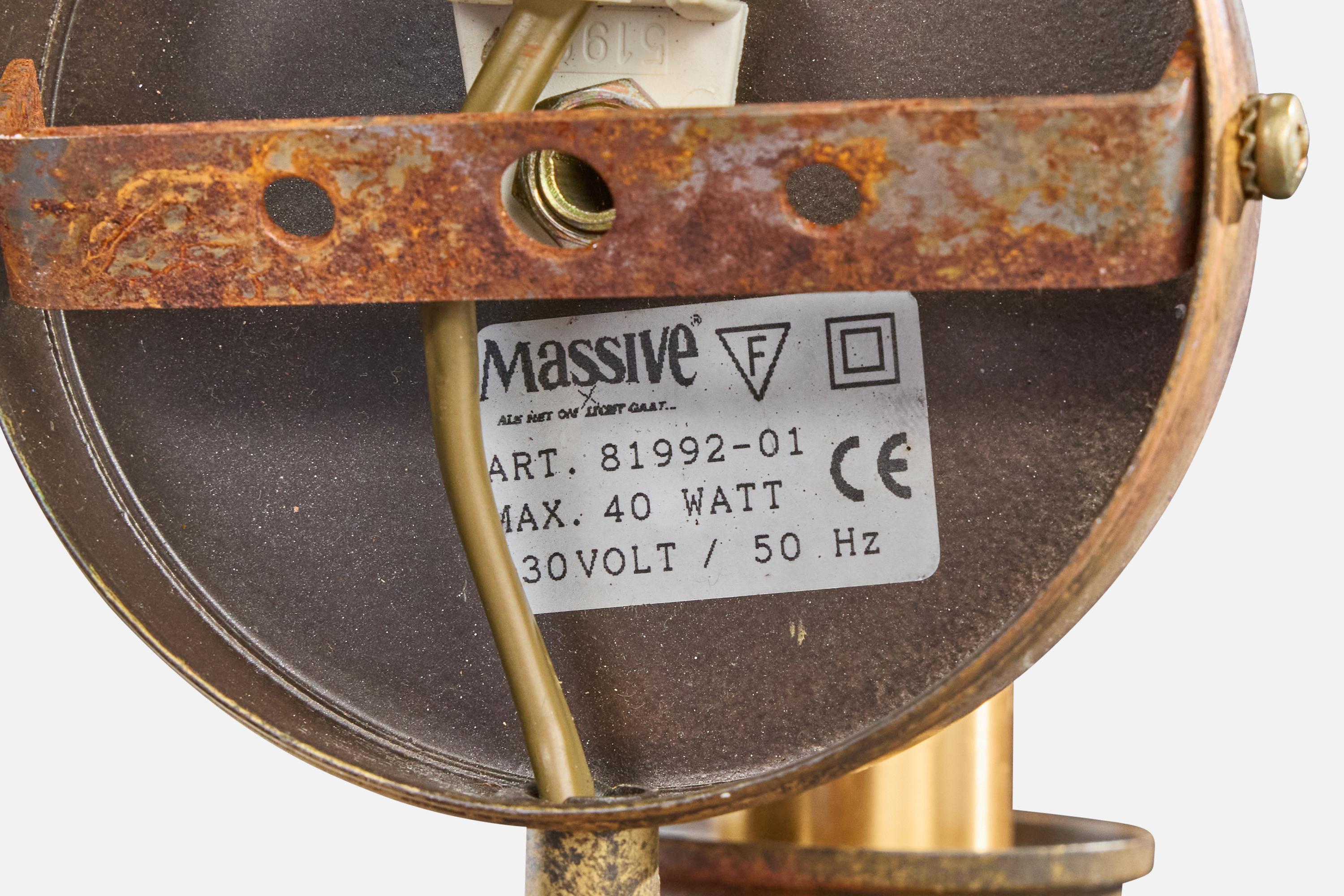 Massive Lighting, Luci da parete, Metallo, Fabrice, Francia, anni '80 in vendita 5