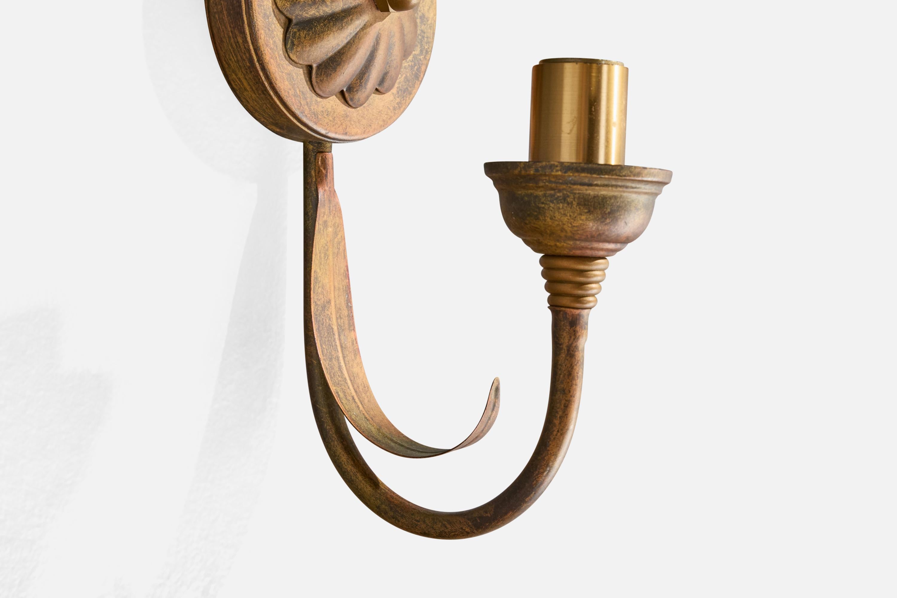 Massive Lighting, Luci da parete, Metallo, Fabrice, Francia, anni '80 in vendita 2