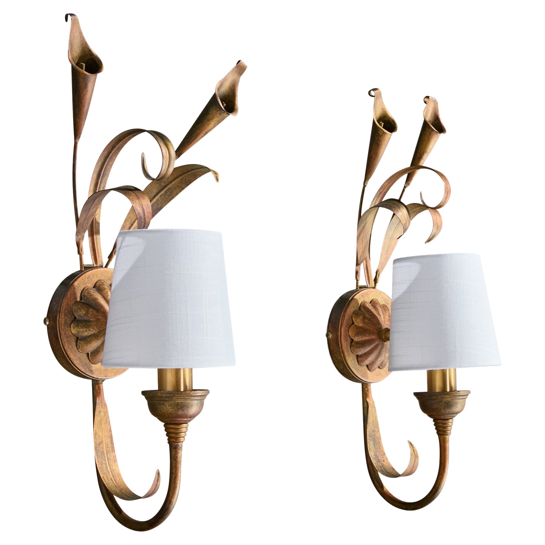 Massive Lighting, Luci da parete, Metallo, Fabrice, Francia, anni 
80 in vendita