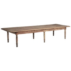 Massive Walnut Dining Table, France, circa 1850