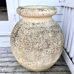 Colossal Willy Guhl Olive Jar Planter, 1960s Switzerland
