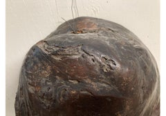 Massive Wood Antique Japanese Noh Drama Mask Of A Demon