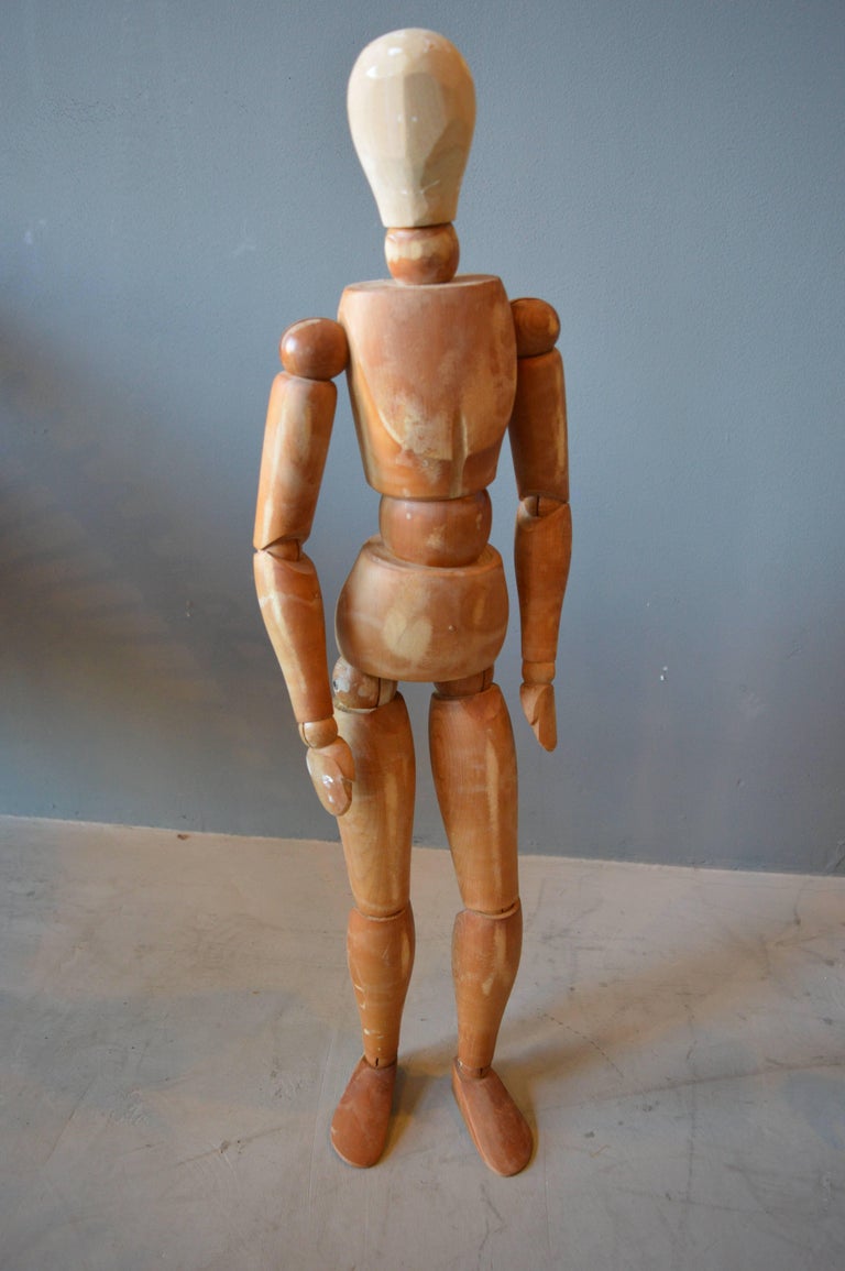 Massive Wood Articulating Artist Model at 1stDibs wooden artist model