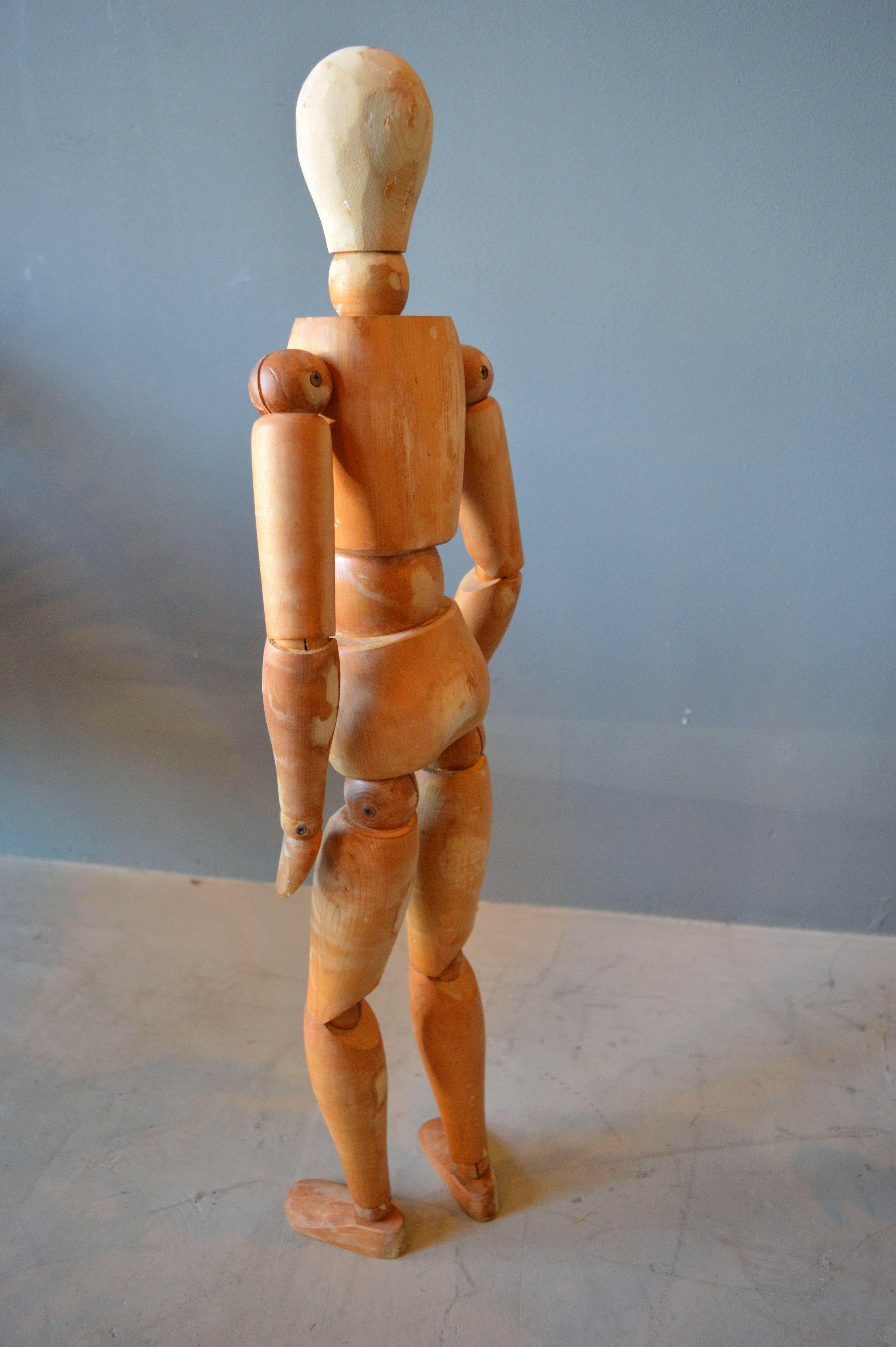 Bois Modèle d'artiste articulé en bois massif