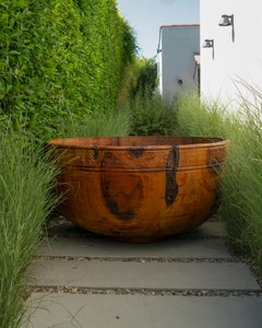 Massive Wood Turned Bowl - Five Feet Diameter