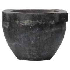 Antique Massive X-Large Granite Stone Mortar 17th Century