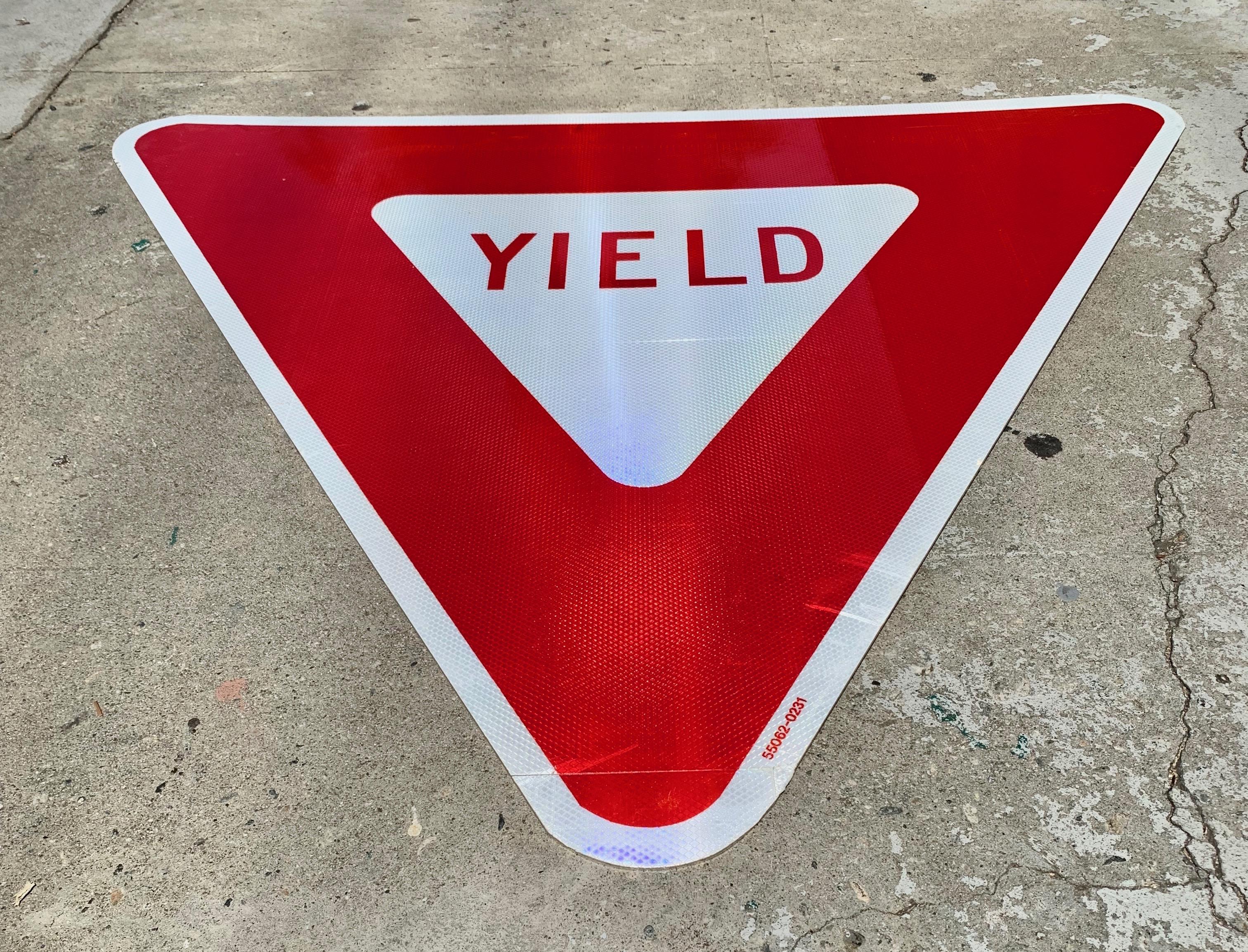 yield sign for sale