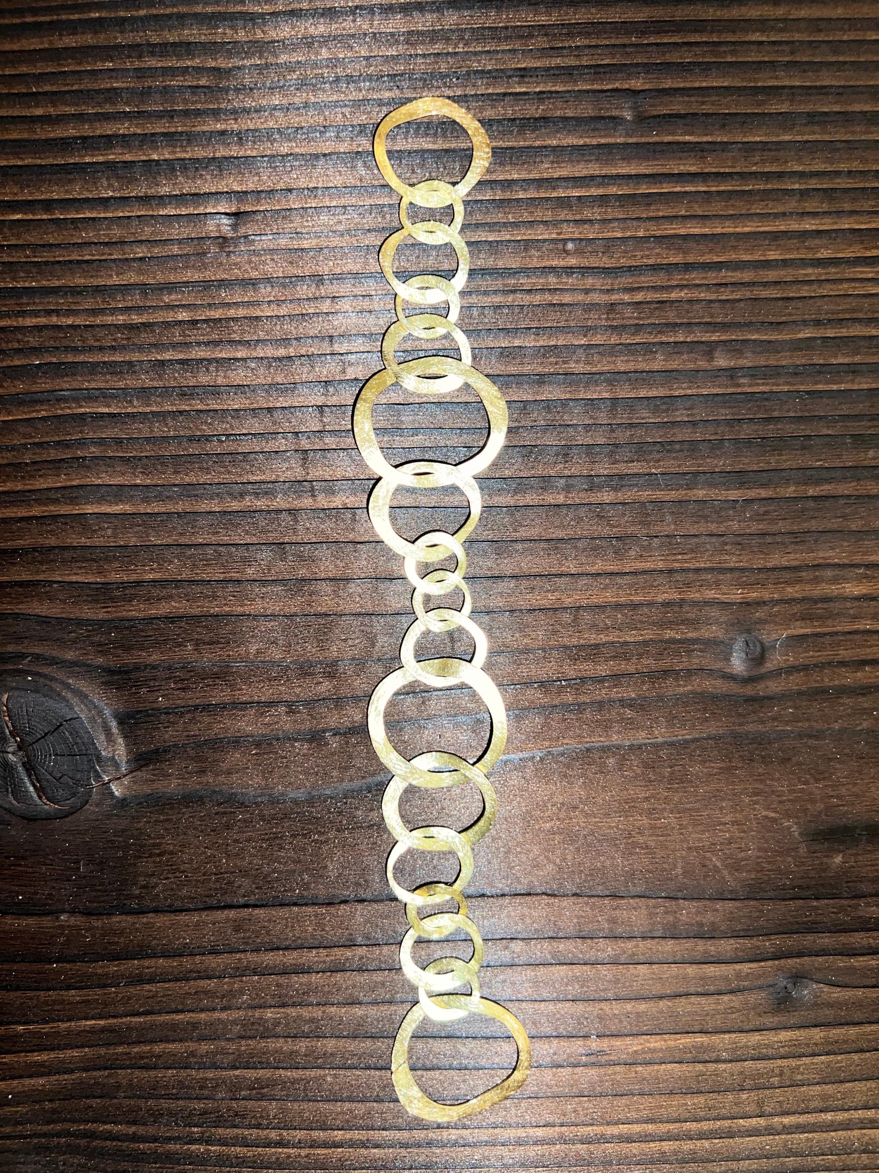 Fascia d'oro massiccio 18k handgemacht in vendita 5