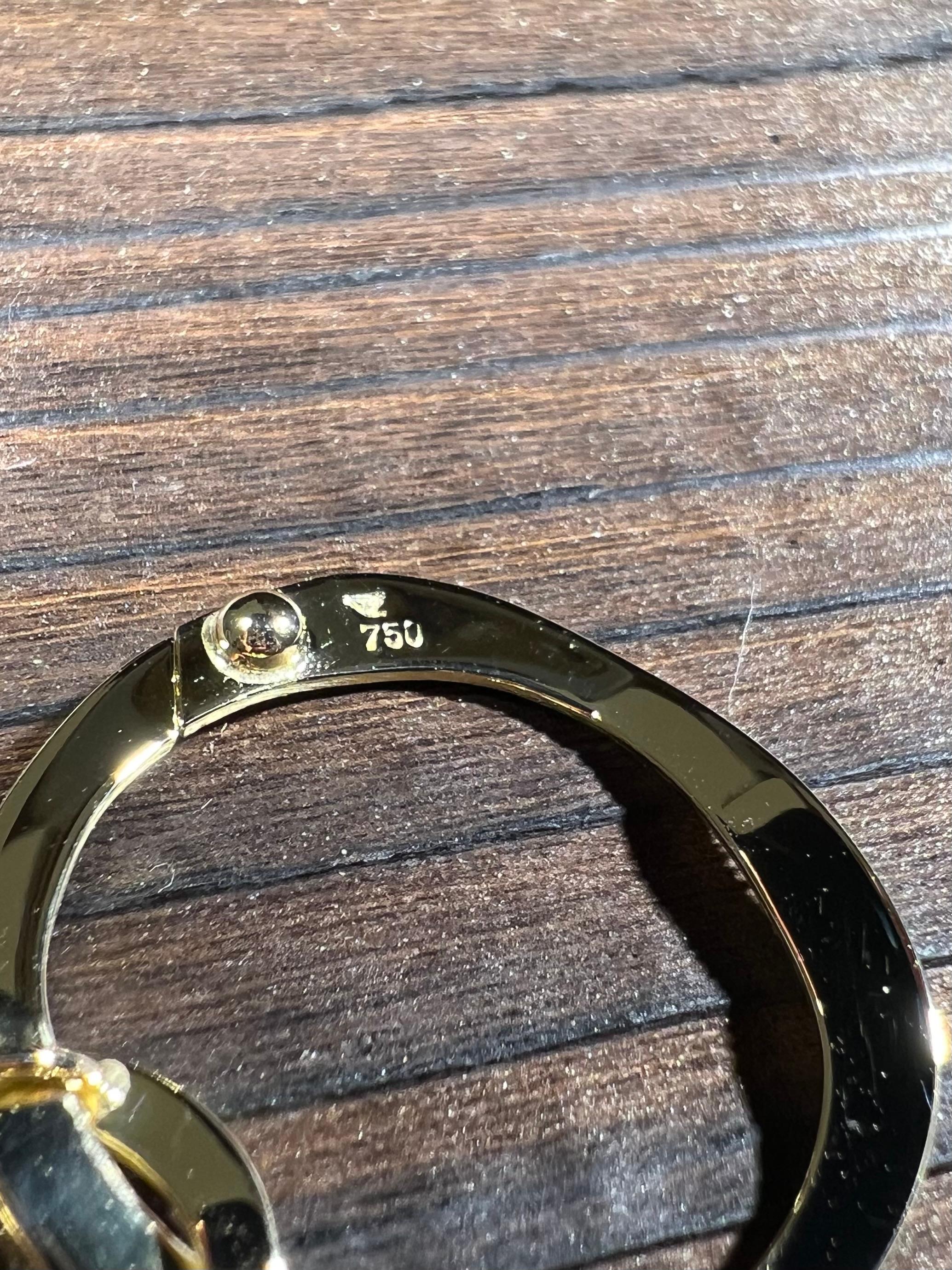 Artigiano Fascia d'oro massiccio 18k handgemacht in vendita