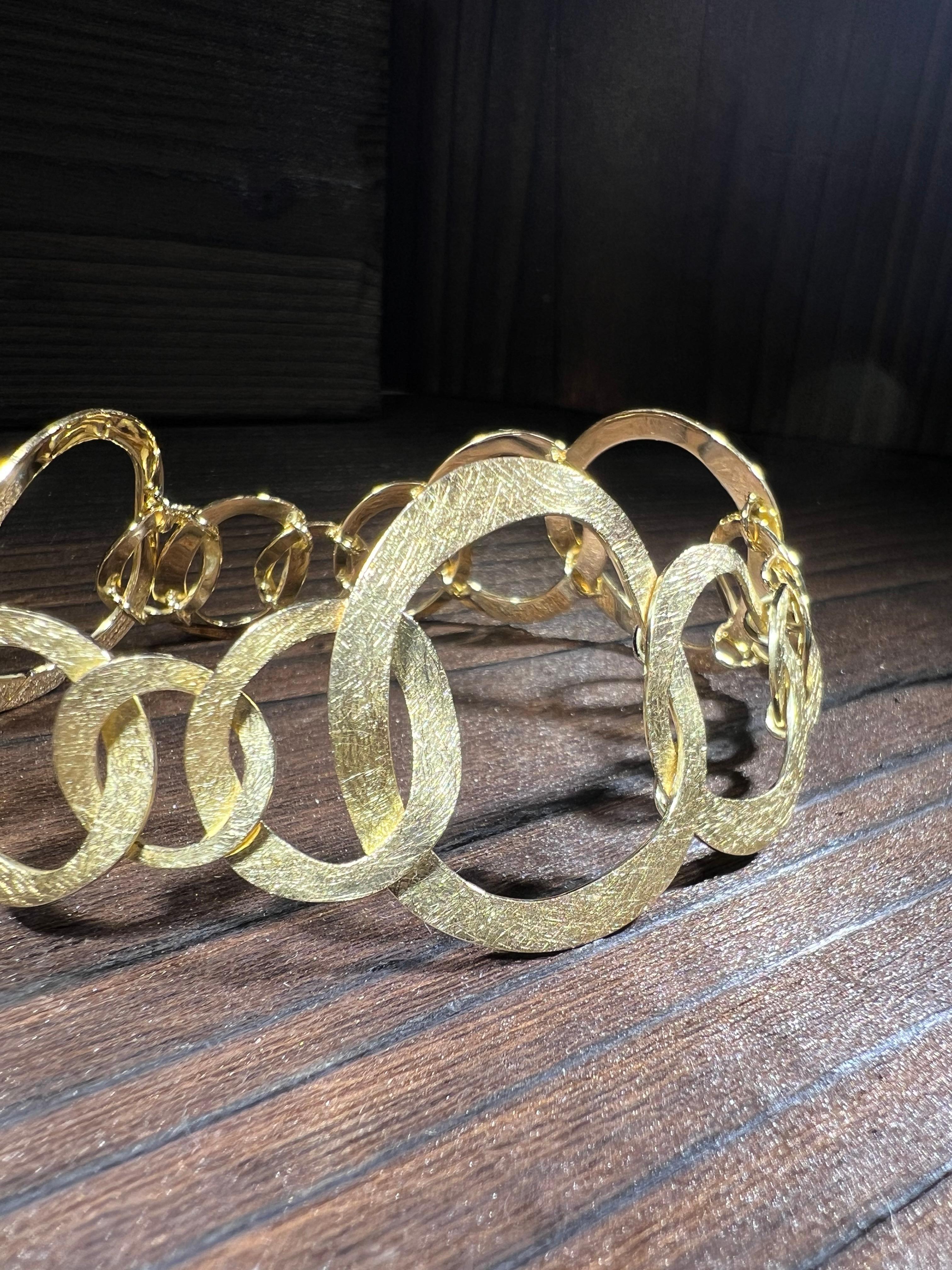 Fascia d'oro massiccio 18k handgemacht in vendita 1