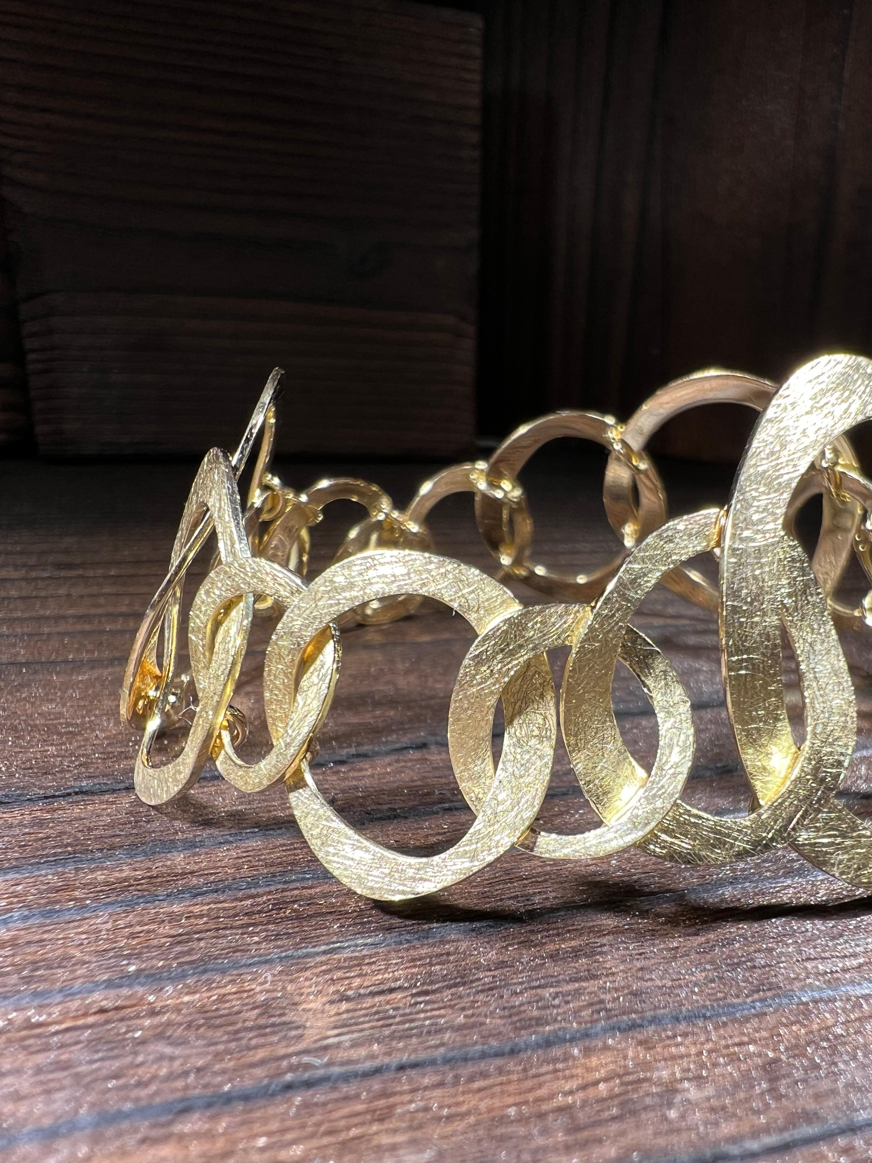 Fascia d'oro massiccio 18k handgemacht in vendita 4