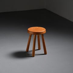 Massue Stool by Charlotte Perriand, 1970s