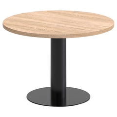 Mast-Tisch 42"", Eiche/Schwarz