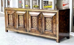 Mastecraft Brass Sideboard Credenza by William Doezema