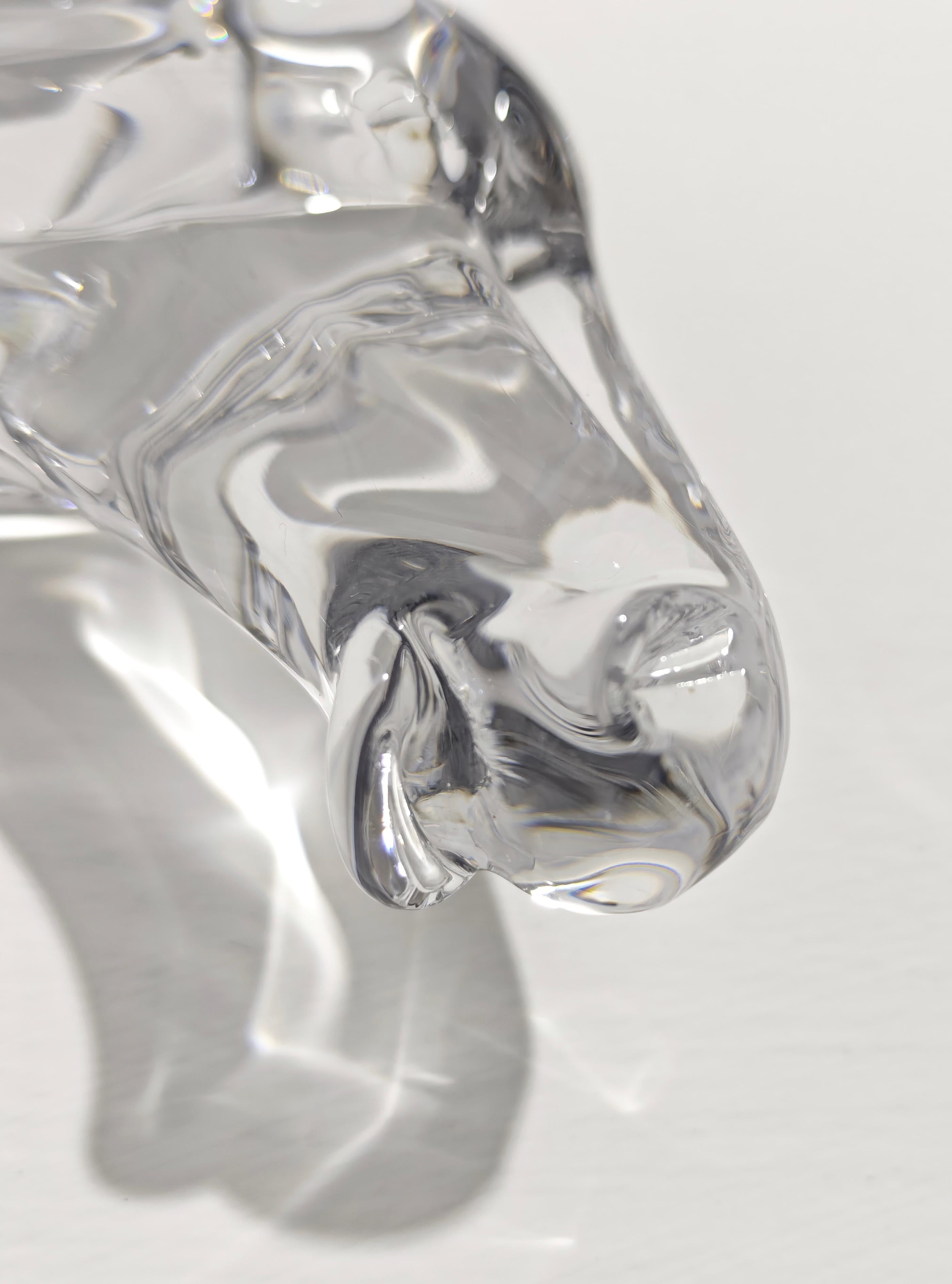 Maestro Ballarin Escultura de cristal de Murano Italia Años 80 Moderna de mediados de siglo en Excelente estado para la venta en Palermo, IT