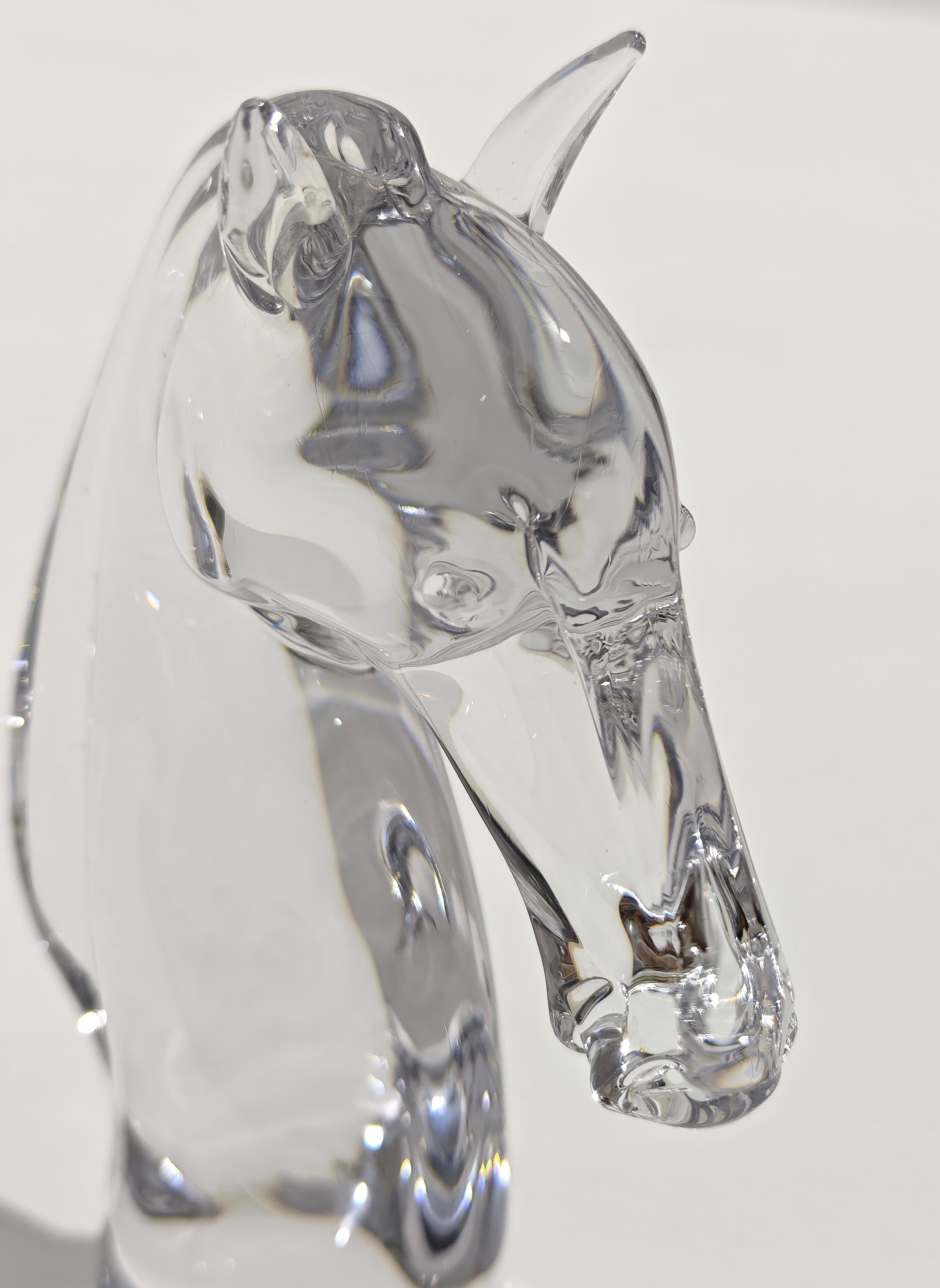 Maestro Ballarin Escultura de cristal de Murano Italia Años 80 Moderna de mediados de siglo finales del siglo XX en venta