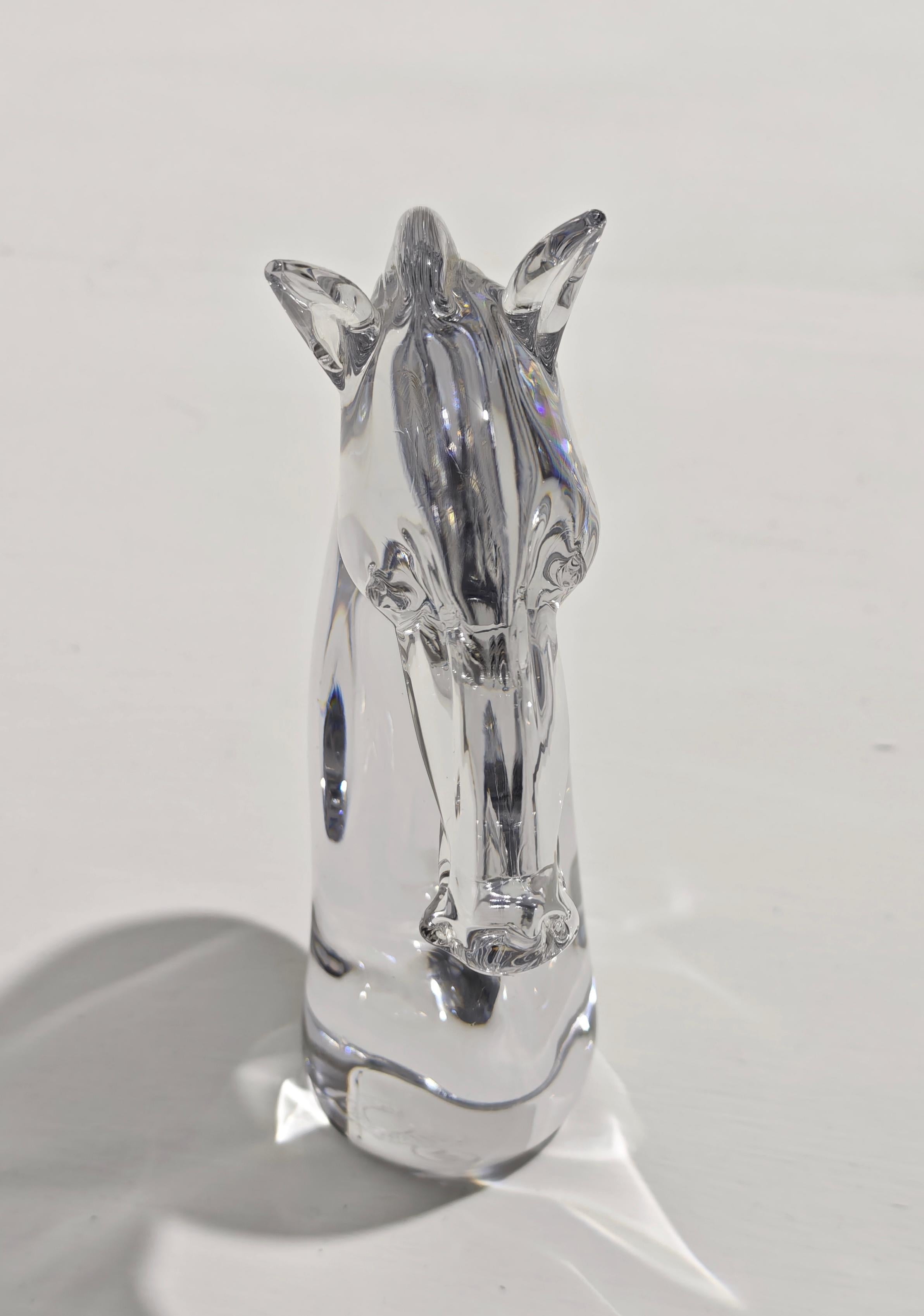 Maestro Ballarin Escultura de cristal de Murano Italia Años 80 Moderna de mediados de siglo en venta 1