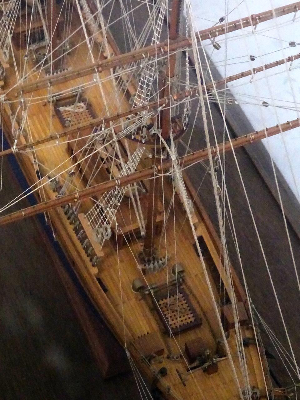 Industrial Master Built Cased Cutty Sark Scale Model For Sale