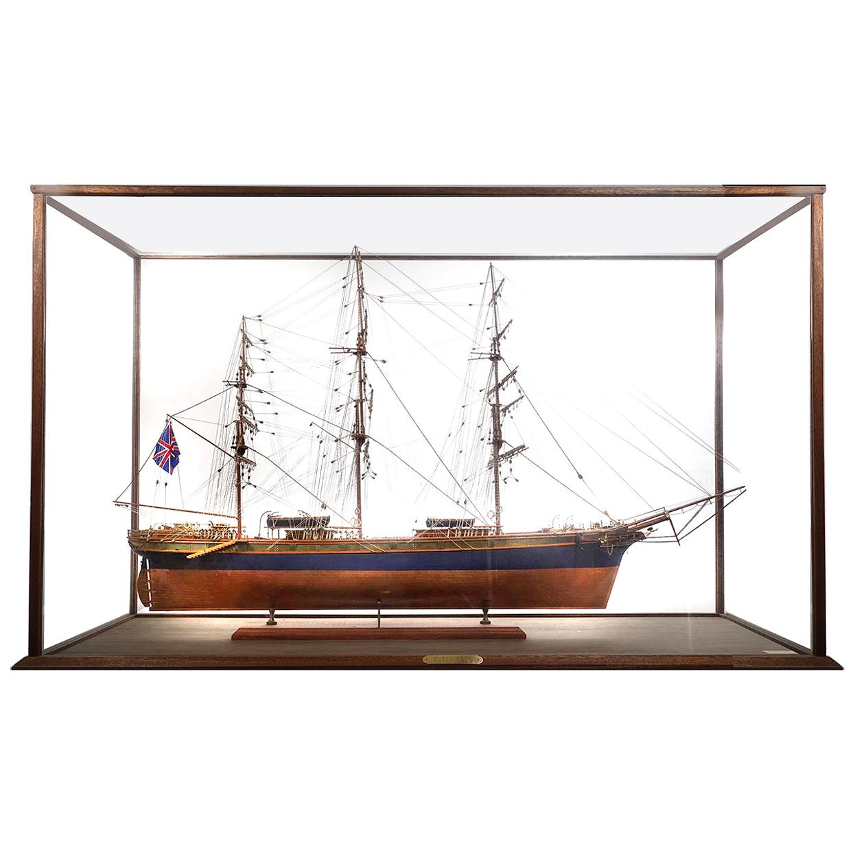 Master Built Cased Cutty Sark Scale Model