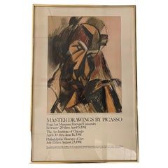 Master Drawings by Picasso Special Printing, Gallery Poster, 1981