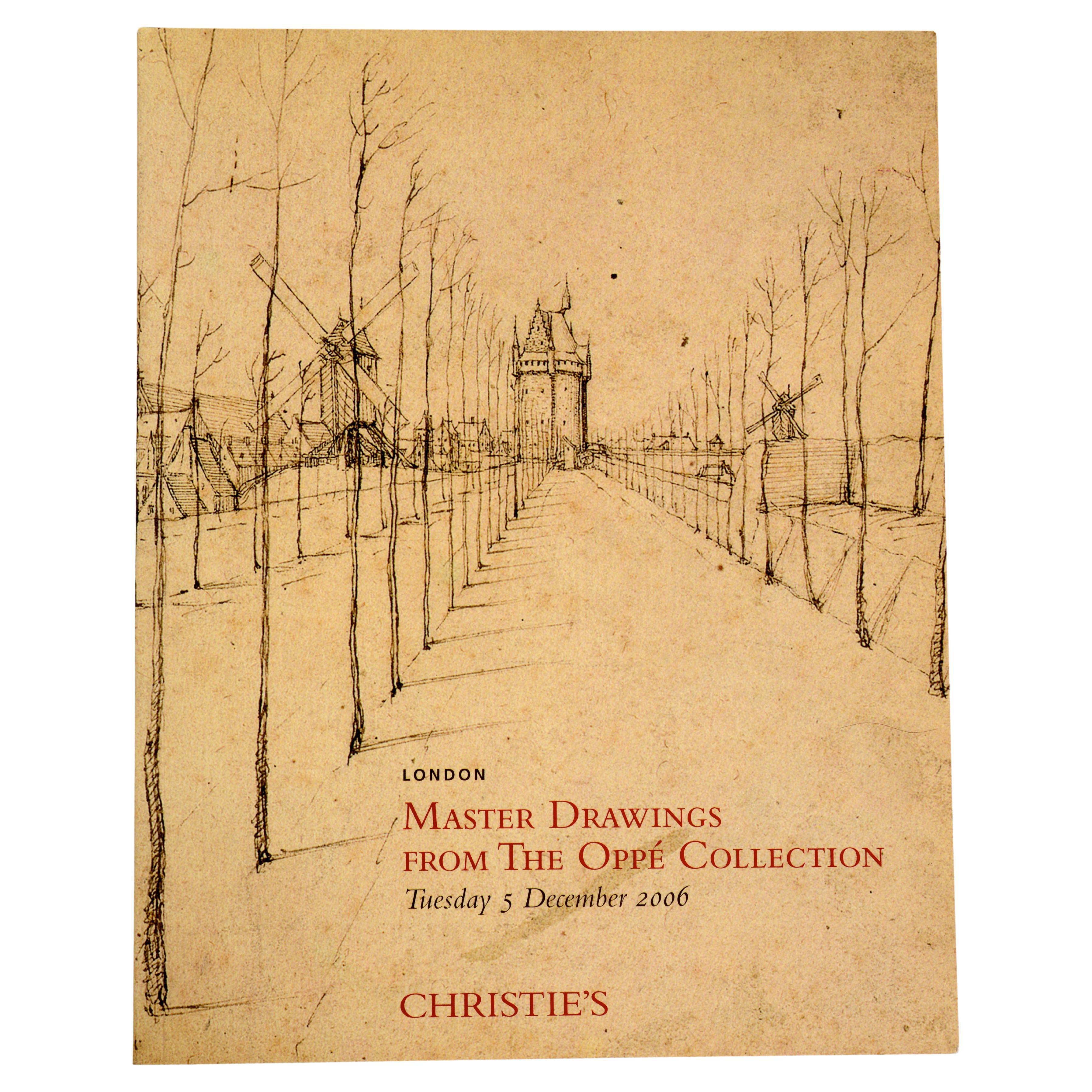 Master Drawings the Oppé Collection. 5 December 2006, Christie's London 1st Ed