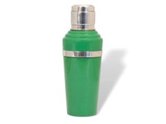 Master Incolor Art Deco Cocktail Shaker in Grün