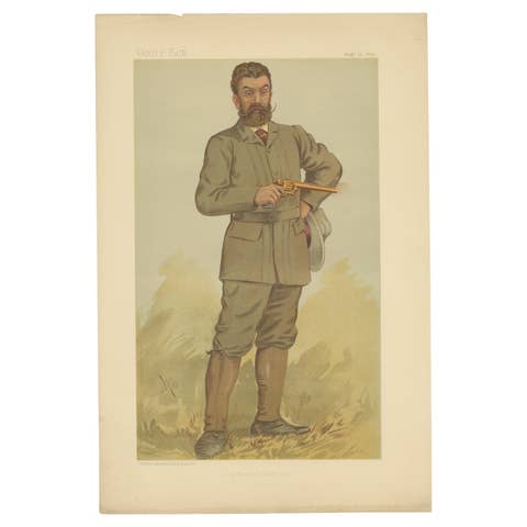Master Marksman: Walter Winans, The Record Revolver Shot, Vanity Fair 1893