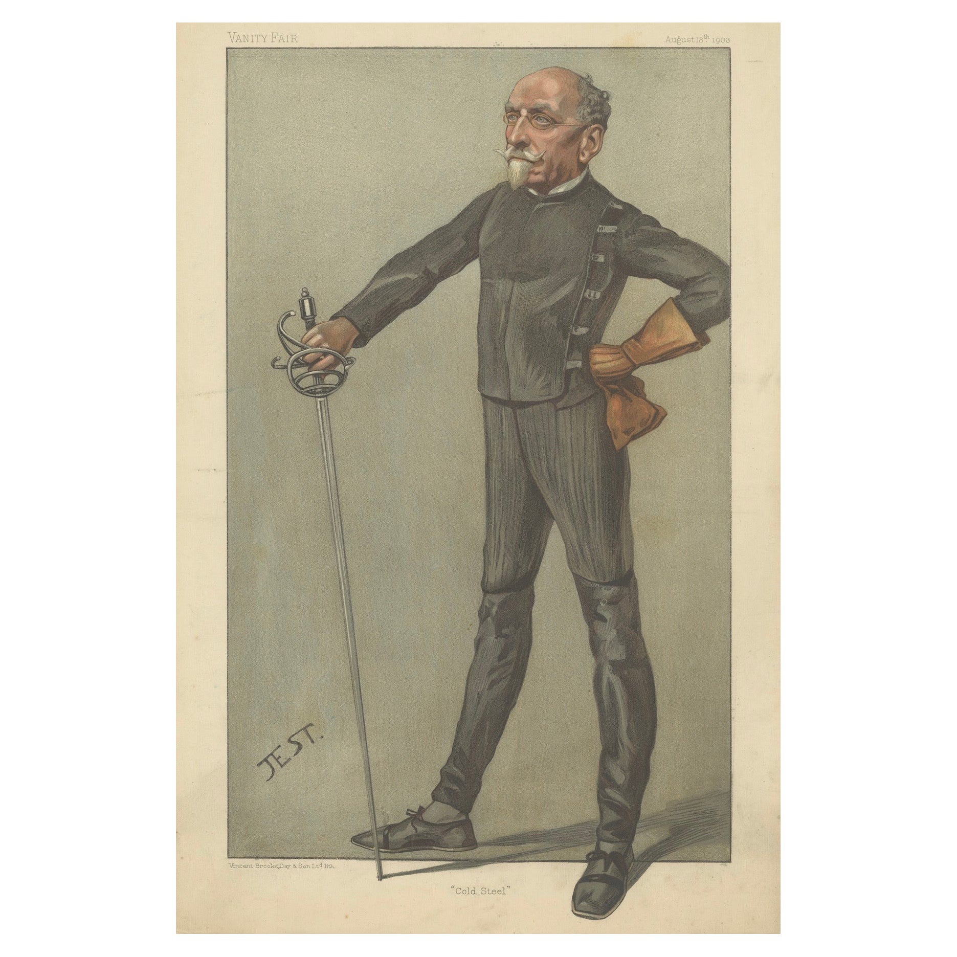 Masterly of the Blade: Alfred Hutton, der Fecht-Historiker, Vanity Fair 1903