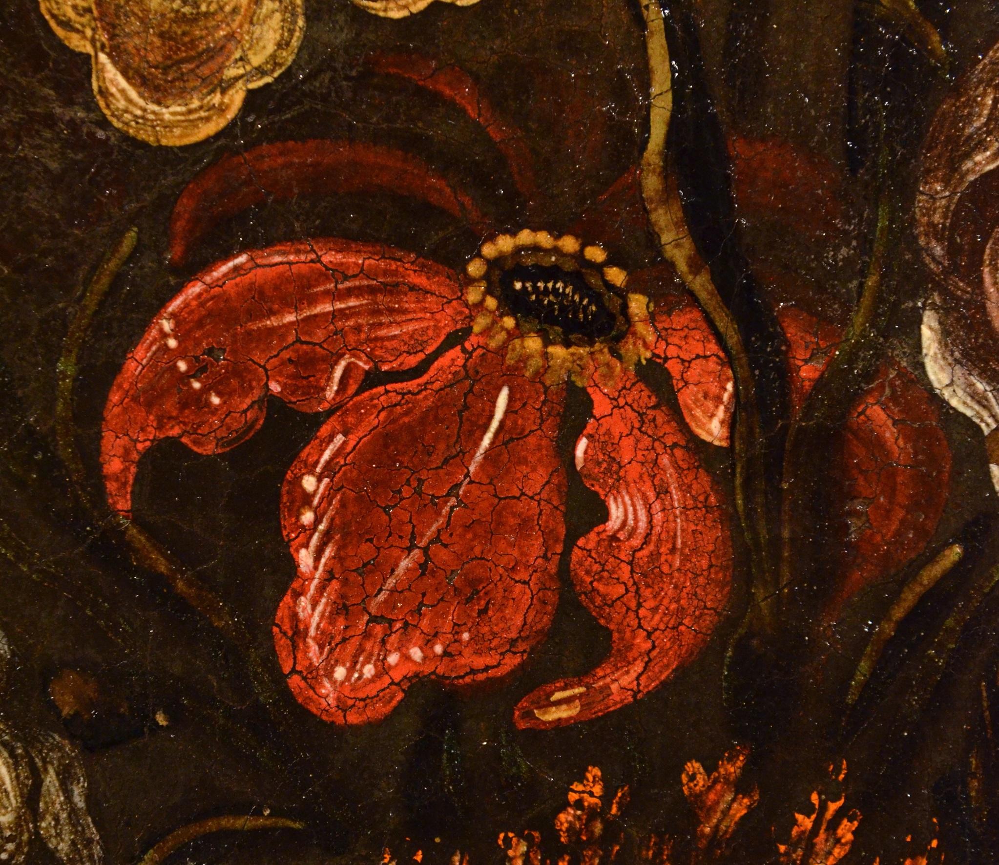 Peinture à l'huile sur toile Vieux maître 17ème siècle Italie natures mortes en vente 7