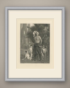 Master of the Hounds after Jean-Léon Gérôme, Antique Photogravure, circa 1880