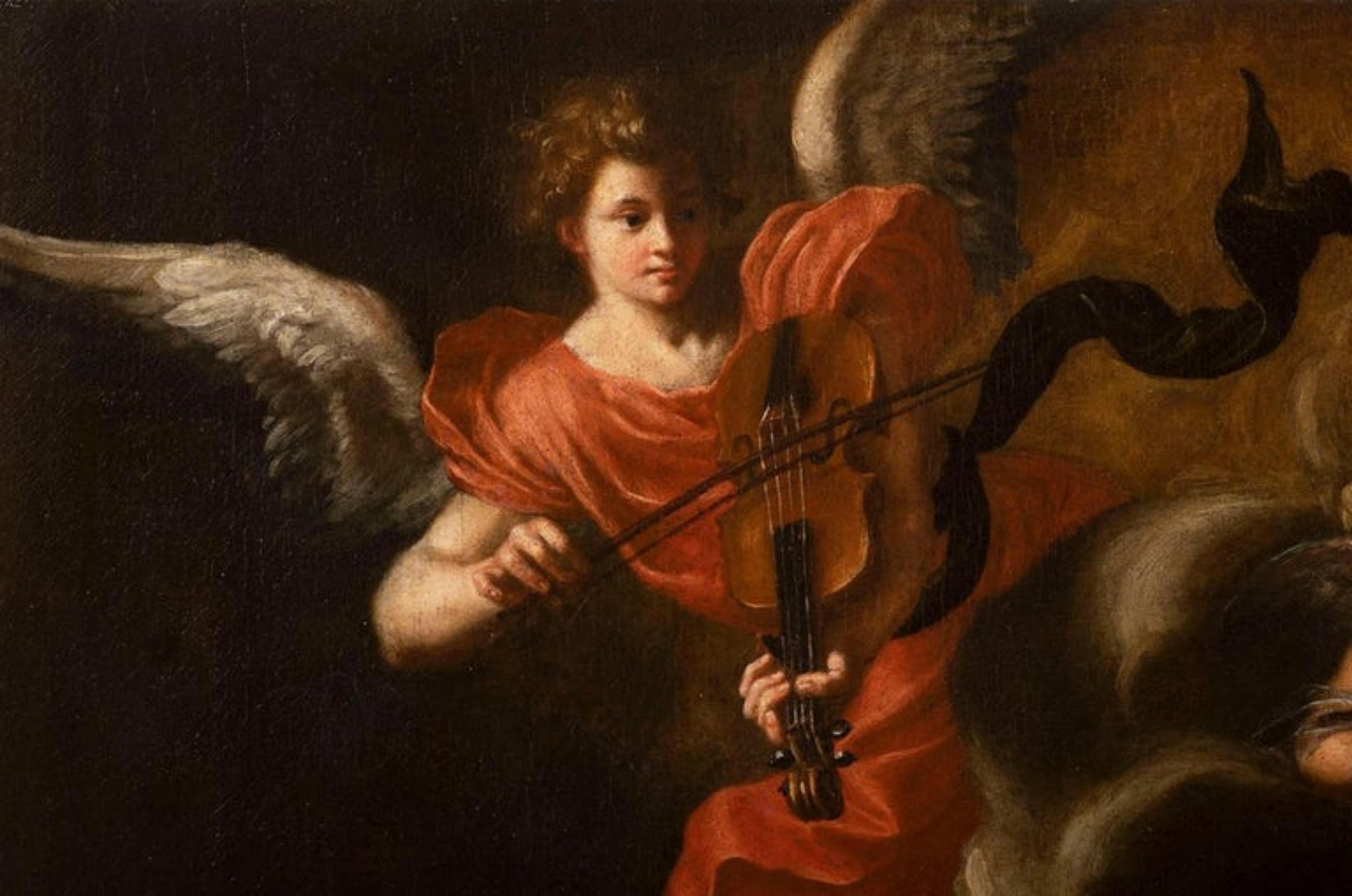 Maestro de la Escuela Napolitana del siglo XVII. Visión de San Francisco

Descripción

El santo de la orden, identificado por sus heridas, está representado en postura dormida. Según la leyenda, tuvo una visión en la que se le apareció un ángel con