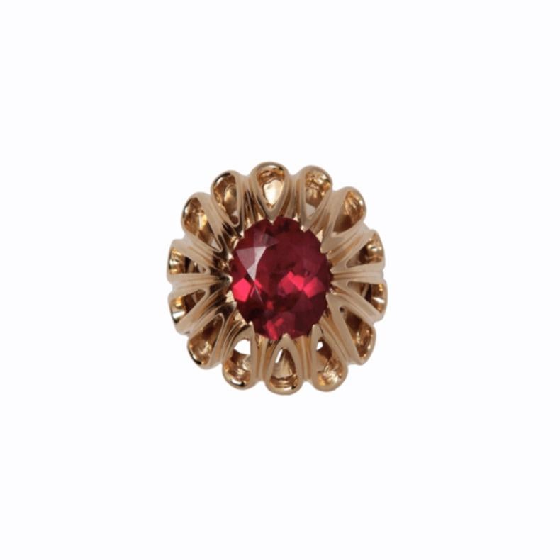 For Sale:  Master Piece Ruby Ring in 18k Solid Gold 5