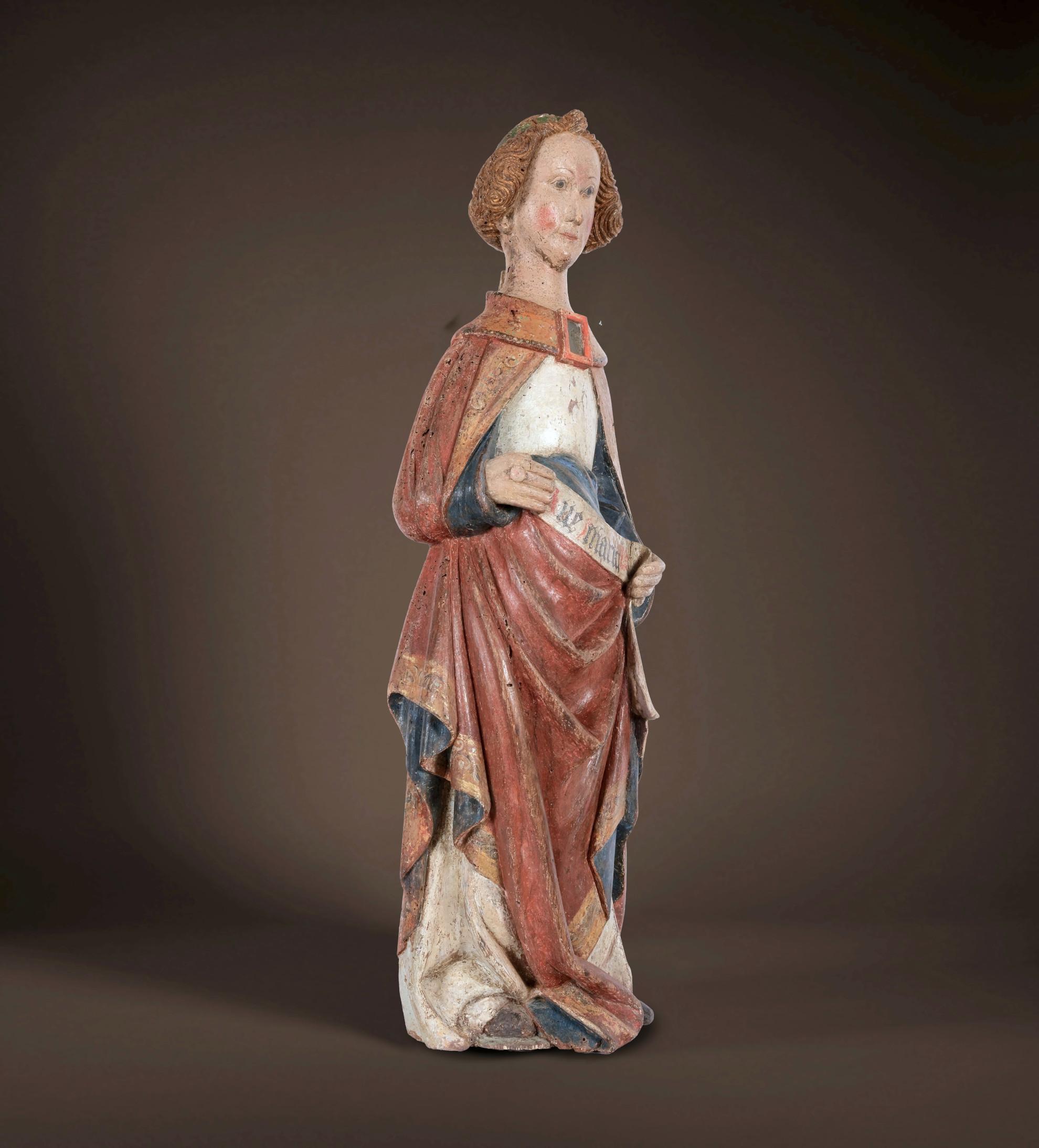 Angel of the Annunciation - Sculpture by Master Theoderich