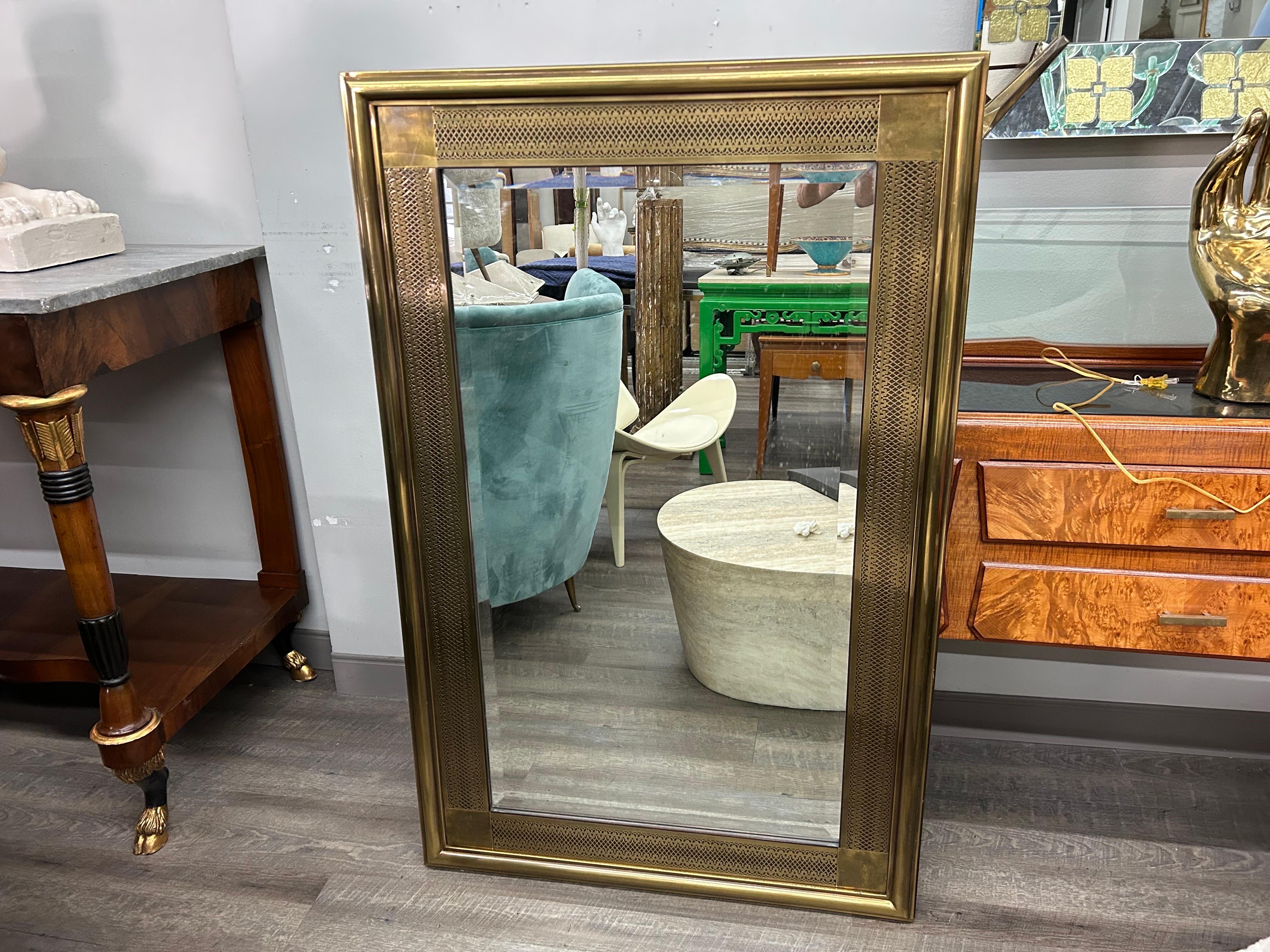 Miroir biseauté de style arabesque Mastercraft en vente 5